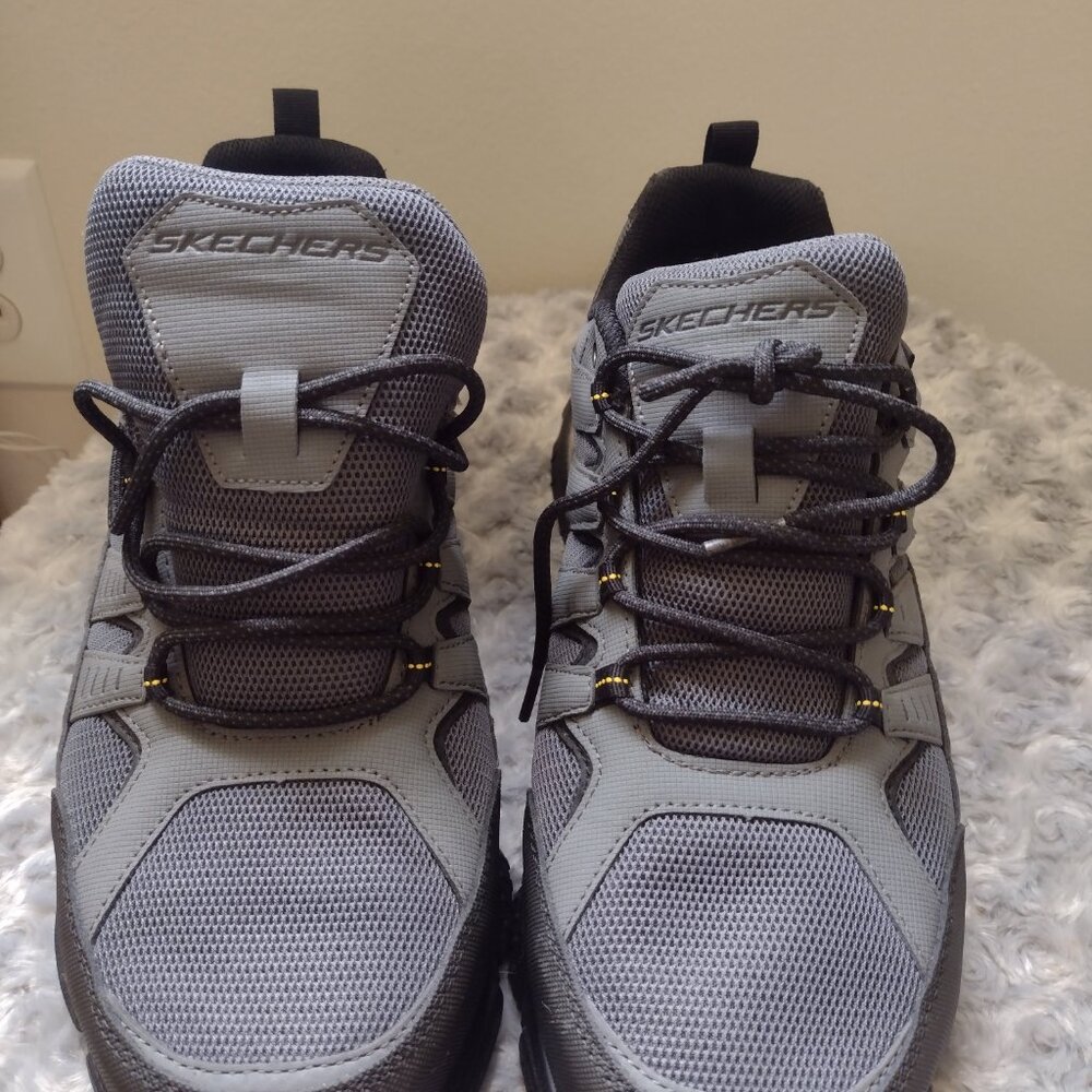 Skechers Air Envoy Steel Toe Grey Black size 11.5 NEW without box